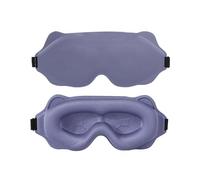 Eye Mask Sleeping Pink Contour Sleep Mask - Adjustable Light-Blocking Eye Cover, Breathable Travel-Friendly Design & Pressure-Free Comfort(Yellow)