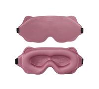 Eye Mask Sleeping Pink Contour Sleep Mask - Adjustable Light-Blocking Eye Cover, Breathable Travel-Friendly Design & Pressure-Free Comfort(Orange)
