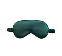 Eye Mask Sleeping Sleep Mask Eye Mask for Sleeping Pure Silk Blackout Comfortable Soft Night Blindfold for Women Men Eye Shades for Travel Naps(Green)