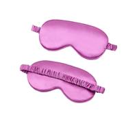 Eye Mask Sleeping Sleep Mask Eye Mask for Sleeping Pure Silk Blackout Comfortable Soft Night Blindfold for Women Men Eye Shades for Travel Naps(Purple)