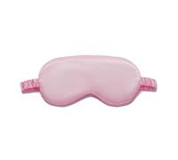 Eye Mask Sleeping Sleep Mask Eye Mask for Sleeping Pure Silk Blackout Comfortable Soft Night Blindfold for Women Men Eye Shades for Travel Naps(Pink)