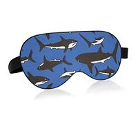 Eye Mask, Soft Comfortable Sleep Mask, Lightweight Animal Shark Blackout Eye Cover Travel Sleep Yoga Nap Blocks Light for Women Men