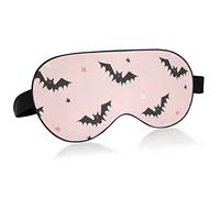 Eye Mask, Soft Comfortable Sleep Mask, Lightweight Halloween Bats Blackout Eye Cover Travel Sleep Yoga Nap Blocks Light for Women Men