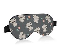 Eye Mask, Soft Comfortable Sleep Mask, Lightweight Koala Animal Blackout Eye Cover Travel Sleep Yoga Nap Blocks Light for Women Men