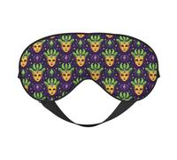 Eye Masks for Sleep Double-Sided, Cartoon Masquerade Print Sleep Masks for Women and Men, Blackout Eye Covers for Travel/Sleeping