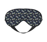 Eye Masks for Sleep Double-Sided, Fantasy Starry Sky Wolf Print Sleep Masks for Women and Men, Blackout Eye Covers for Travel/Sleeping