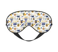 Eye Masks for Sleep Double-Sided, Festival Elements Print Sleep Masks for Women and Men, Blackout Eye Covers for Travel/Sleeping