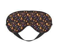 Eye Masks for Sleep Double-Sided, Masquerade Style Print Sleep Masks for Women and Men, Blackout Eye Covers for Travel/Sleeping