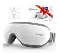 Eye Massager with Heat, Upgraded Heated Mask Massager with Bluetooth Music, Eye Care Device for Strain, Migraines, Gifts for Men/Women