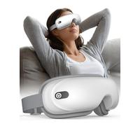 Eye Massager with Heating & Bluetooth Music, Head Massager for Sleeping, Relieve Strain Dry Eyes, Face Massager, Smart Sleep Eye Mask, Relax, Reduce Stress, Birthday Gifts for Women Men
