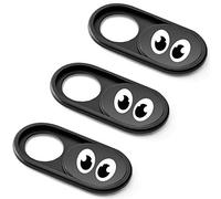 Eye Metal Webcam Cover Slider Ultra Thin - Web Camera Cover Fits for Laptop, Desktop, Pc, Macboook Pro, iMac, Mac Mini, Computer, Smartphone, Protect Your Privacy Security (3Pack Metal)