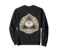 Eye Mystical Providence Divine Oversight Symbol Illumination Sweatshirt