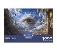 Eye of GodHerculean Jigsaw Puzzles for Adults A 1000-Piece (Advanced) Epic of Impossible, Hard, And Difficult Challenging Puzzle Games - The Supreme Gift for Puzzle-Loving Adults And Kids Age 12 Year