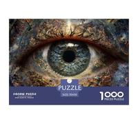 Eye of GodInteractive 1000-Piece Jigsaw Puzzles for Adults Brimming with Challenging Puzzle Games for Both Genders - These Interactive Jigsaw Puzzles Are Made for Adults And Kids Age 12 Years Up 70x5