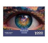 Eye of GodInteractive 1000-Piece Jigsaw Puzzles for Adults Brimming with Challenging Puzzle Games for Both Genders - These Interactive Jigsaw Puzzles Are Made for Adults And Kids Age 12 Years Up 52x3
