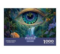 Eye of GodMasterful 1000-Piece Jigsaw Puzzles for Adults A Complete Set of Challenging Educational Puzzle Game Pieces - An Intellectually Stimulating Gift for Adult And Teenage Enthusiasts Age 12 Yea