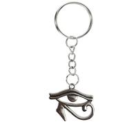 Eye of Horus Keyring Ancient Egypt Keychain Egyptian Wedjat Healing Protection Gift Ra Luck Key Chain Ring Accessory God Well-Being Health