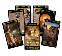 Eye of Horus Oracle - 78-Card Egyptian-Themed Deck of Wisdom, Willpower & Divine Insight