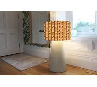 eye of horus pharaoh flowers pyramid bird ankh ceiling lamp shade Benjamin Tate Design Natural One Size