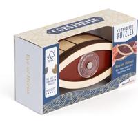 Recent Toys Constantin Eye of Horus Puzzle Box, Wooden 3D Puzzle Box Brain Teaser, for Teens and Adults.