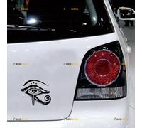 Eye of Horus Ra Sticker Decal Vinyl Egyptian Symbol God Egypt - Black 12.7cm - for Car Boat Laptop Cup No Background Die-Cut