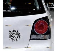Eye of Horus Ra Sticker Decal Vinyl Egyptian Symbol God Egypt - Black 15.2cm - for Car Boat Laptop Cup No Background Die-Cut 0221a5