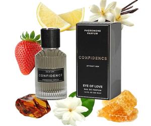 Eye of Love - Confidence Deluxe Pheromone Cologne - 50ml - Cologne Spray to Attract Women - Bold