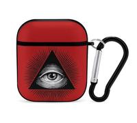 Eye of Providence - All Seeing Eye Bluetooth Headset Cover Earbud Case Earphone Protective Case Compatible with Airpods 1/2