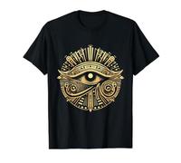 Eye of Ra Egypt Protection Egyptian Myths Value Graphic T-Shirt, Men, Black, M