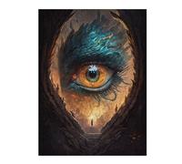 Eye of The Beholder Artistic Wooden Jigsaw Puzzle for Adults, 500 PCS