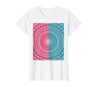 Eye of The Candy Pattern Value Graphic T-Shirt, Women, White, XL