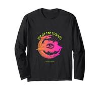 Eye of the Cosmos - Vintage Mystical Moon & Eye Art Long Sleeve T-Shirt