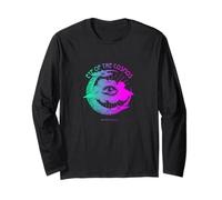 Eye of the Cosmos - Vintage Mystical Moon & Eye Art Long Sleeve T-Shirt