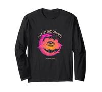 Eye of the Cosmos - Vintage Mystical Moon & Eye Art Long Sleeve T-Shirt
