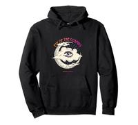 Eye of the Cosmos - Vintage Mystical Moon & Eye Art Pullover Hoodie