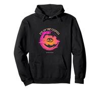 Eye of the Cosmos - Vintage Mystical Moon & Eye Art Pullover Hoodie