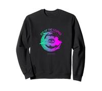 Eye of the Cosmos - Vintage Mystical Moon & Eye Art Sweatshirt