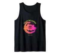 Eye of the Cosmos - Vintage Mystical Moon & Eye Art Tank Top