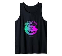 Eye of the Cosmos - Vintage Mystical Moon & Eye Art Tank Top