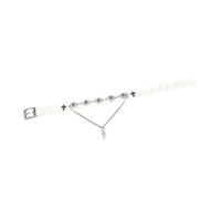 Eye of the Demons Choker Necklace Unique Horror Themed Devil Eye Choker Sturdy PU and Alloy Neckband for Parties