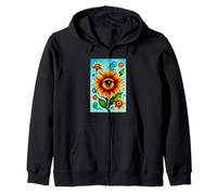 Eye of the Flower Mystic Zip Hoodie