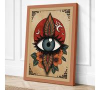 Eye of the Mystic Eclectic Canvas Wall Art Print 30x20 Inch (76 x 51 cm)