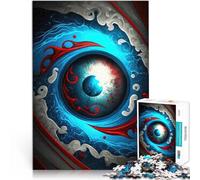 Eye of the Storm Style 1Puzzles for Adults 1000 Piece Brain intelligence challenge addictive toys Funny Gift 38x26cm