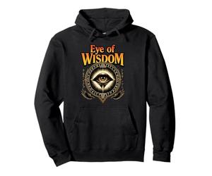 Eye of Wisdom Rune Symbol Mythology Design Pullover Hoodie