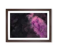 Eye on You in Abstract Framed Print | A2 Walnut Framed Wall Art | Ready to Hang | Abstract Fantasy Picture | Living Room Bedroom Lounge Office