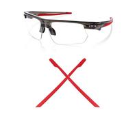 Eye Opening Stuff Replacement Earsocks Compatible with Oakley Bisphaera OO9400 Sunglasses - Red