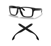 Eye Opening Stuff Replacement Temples Arms For Compatible with Oakley Holbrook OO9102/Holbrook XL/Holbrook Asian Fit Sunglasses - Matte Black