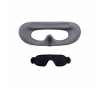 Eye Padding Suitable for DJI AVATA 2 Goggles 3 Foam Pad Sponge Eye Mask Comfortable Eye Cushion Cover Face Padding Accessories (Grey+dust cover)