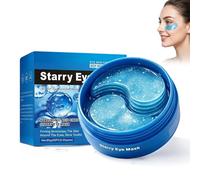 Eye Pads Eye Mask Hyaluronic Acid Collagen, 60 Pieces Hyaluronic Acid Eye Mask, Eye Patch Hydrogel, Deep Hydration Moisturising Collagen Hydrogel Mask for Swollen Eyes, Dark Circles