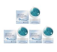 Eye Pads, Eye Pads Against Dark Circles, 2024 Mask Hyaluronic Acid Collagen Eye Pads Against Dark Circles Eye Bags Wrinkles Dark Circles & Puffiness, Anti-Ageing Eye Pads with Cooling Moisture (180